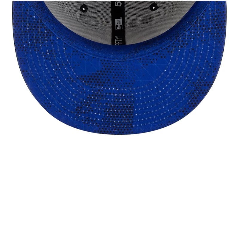 Los Angeles Rams Black 2025 Rivalries Collection Sideline Rope New Era 59FIFTY Fitted Hat