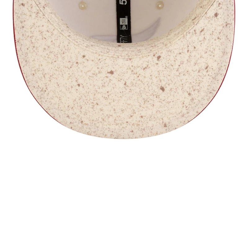 Arizona Cardinals Cream 2025 Rivalries Collection Sideline Rope New Era 59FIFTY Fitted Hat