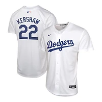 Youth Los Angeles Dodgers Clayton Kershaw Nike White Home Jersey