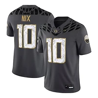 Oregon Ducks Bo Nix Anthracite Shoe Duck Nike Game Jersey