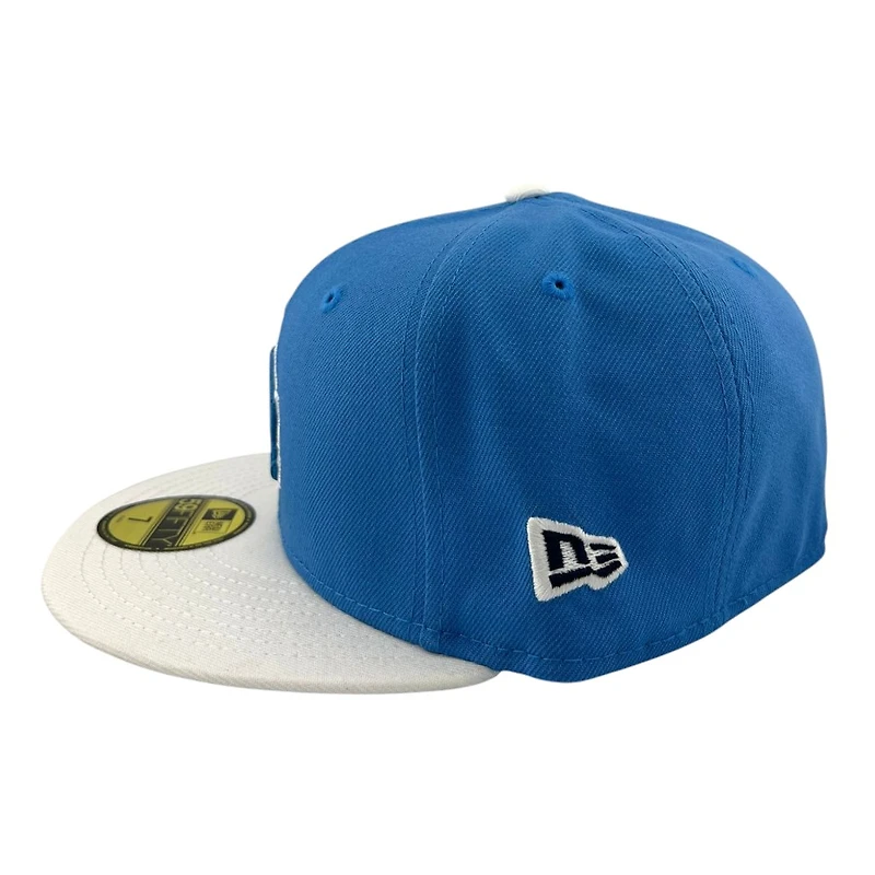 Los Angeles Dodgers Air Force Blue and White "Pennant Chasing" 2020 Champs Patch Grey UV New Era 59FIFTY Fitted Hat