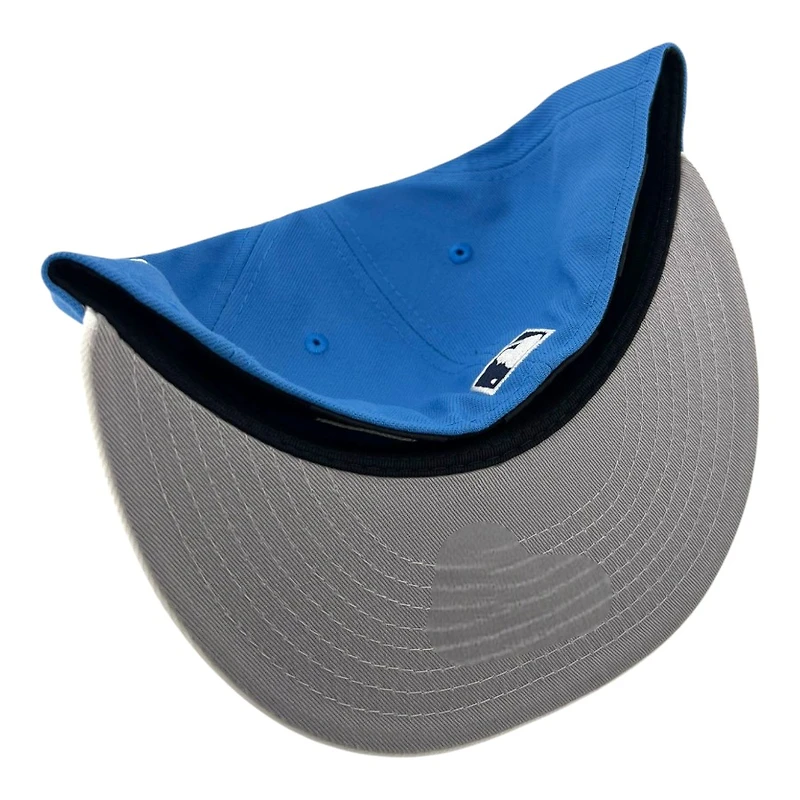 Los Angeles Dodgers Air Force Blue and White "Pennant Chasing" 2020 Champs Patch Grey UV New Era 59FIFTY Fitted Hat