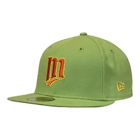 Minnesota Twins Match Green 60 Seasons Patch Pink UV New Era 59FIFTY Fitted Hat