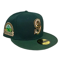 Seattle Mariners Dark Green 2Tone 30th Anniversary Patch Grey UV New Era 59FIFTY Fitted Hat