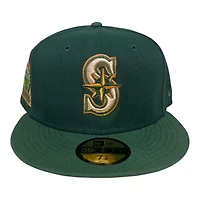 Seattle Mariners Dark Green 2Tone 30th Anniversary Patch Grey UV New Era 59FIFTY Fitted Hat