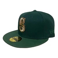 Seattle Mariners Dark Green 2Tone 30th Anniversary Patch Grey UV New Era 59FIFTY Fitted Hat