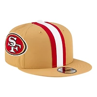 San Francisco 49ers Gold Helmet New Era 9FIFTY Snapback Hat
