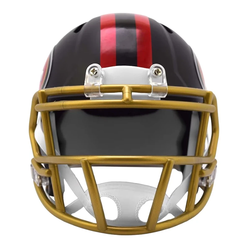 San Francisco 49ers Black 2025 Rivalries Collection On-Field Alternate Riddell Speed Mini Helmet