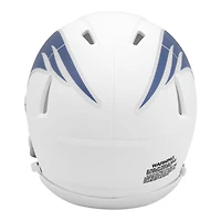 New England Patriots White 2025 Rivalries Collection On-Field Alternate Riddell Speed Mini Helmet