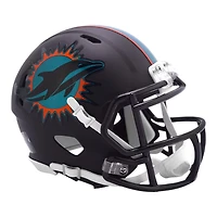 Miami Dolphins Black 2025 Rivalries Collection On-Field Alternate Riddell Speed Mini Helmet
