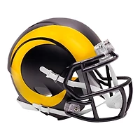Los Angeles Rams Black 2025 Rivalries Collection On-Field Alternate Riddell Speed Mini Helmet