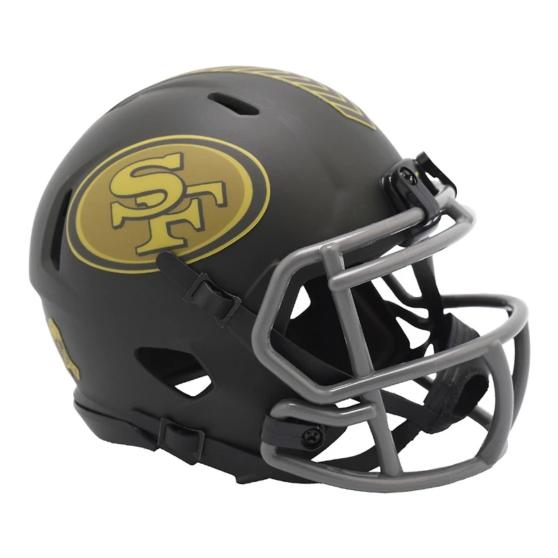 San Francisco 49ers Salute To Service Riddell Speed Mini Helmet