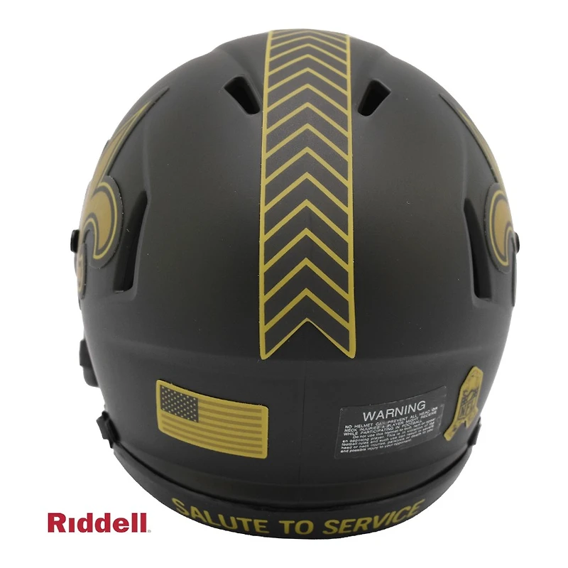 New Orleans Saints Salute To Service Riddell Speed Mini Helmet