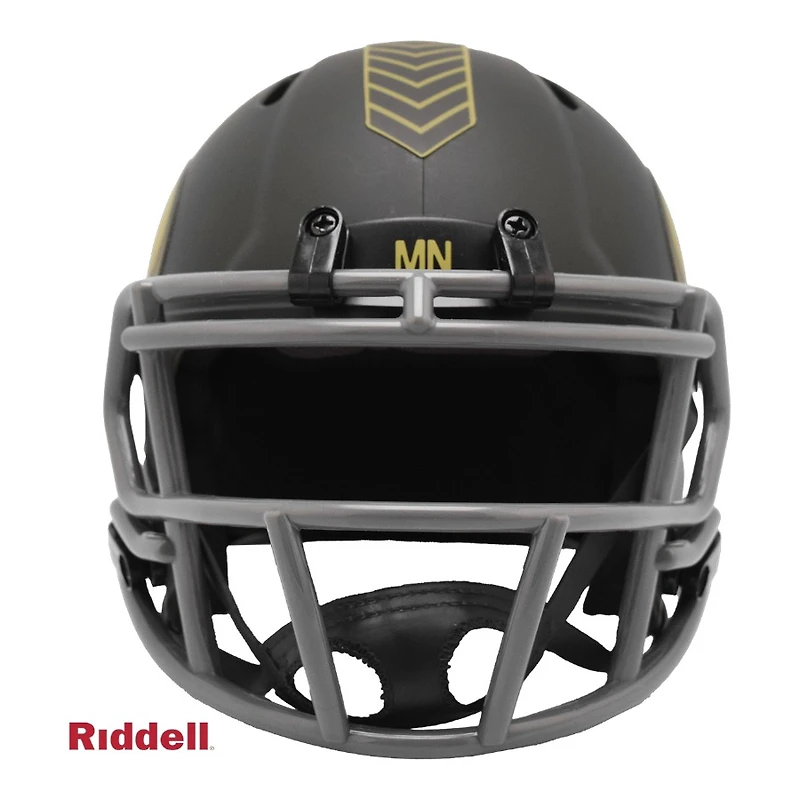Minnesota Vikings 2025 Salute To Service Riddell Speed Mini Helmet