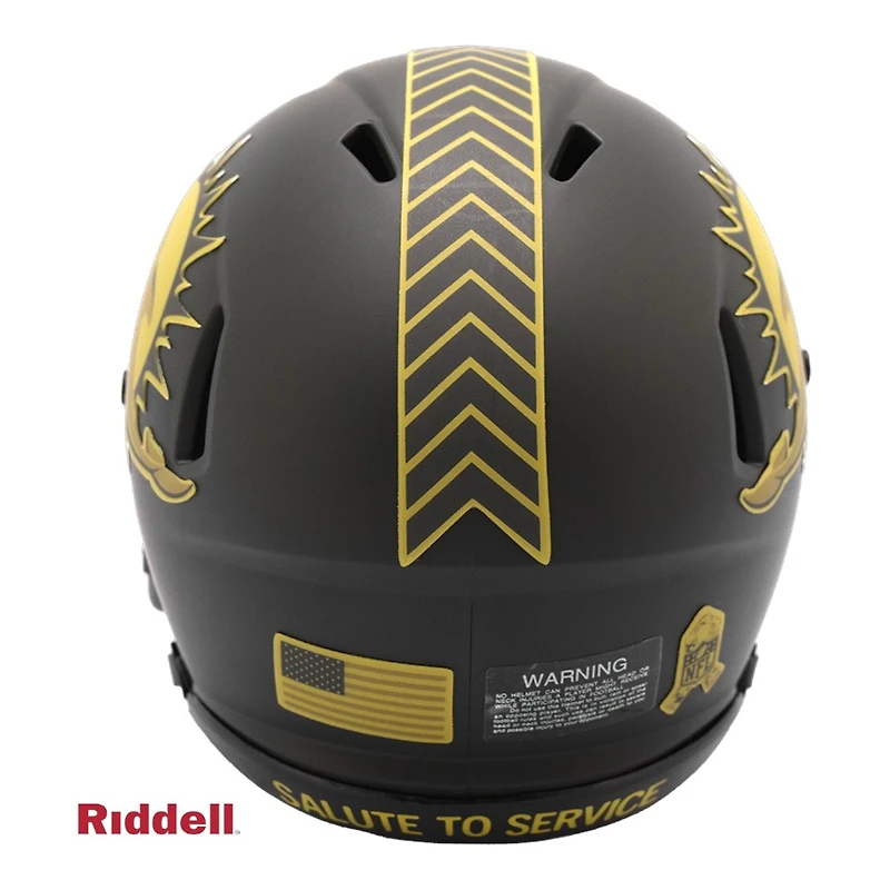 Miami Dolphins 2025 Salute To Service Riddell Speed Mini Helmet