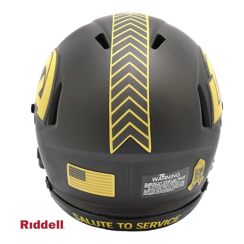 Los Angeles Rams Salute To Service Riddell Speed Mini Helmet