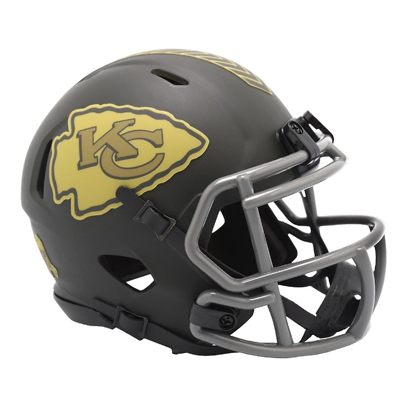 Kansas City Chiefs Salute To Service Riddell Speed Mini Helmet