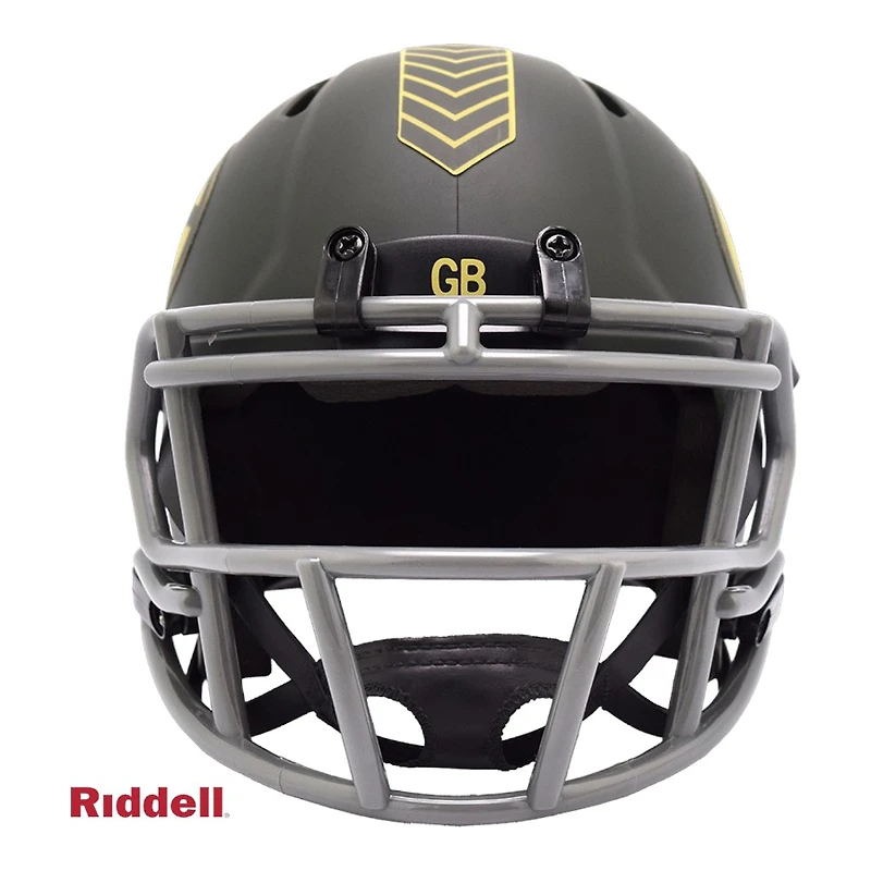 Green Bay Packers 2025 Salute To Service Riddell Speed Mini Helmet