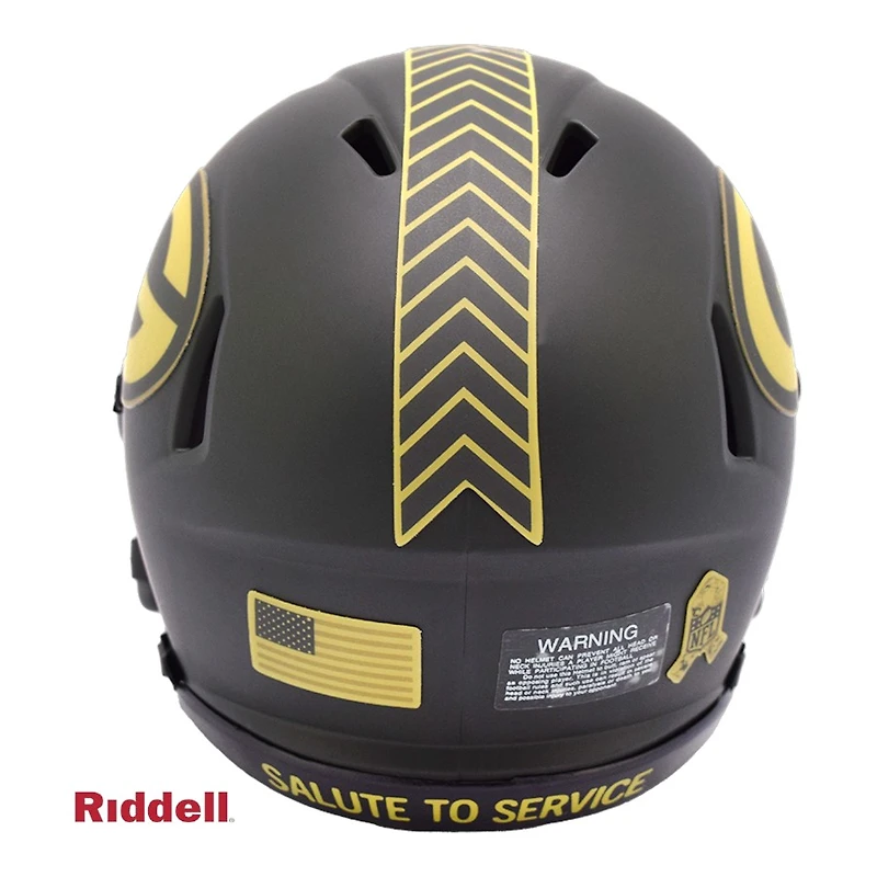 Green Bay Packers 2025 Salute To Service Riddell Speed Mini Helmet