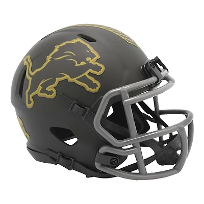 Detroit Lions 2025 Salute To Service Riddell Speed Mini Helmet