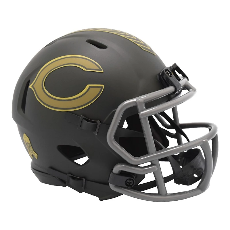 Chicago Bears 2025 Salute To Service Riddell Speed Mini Helmet