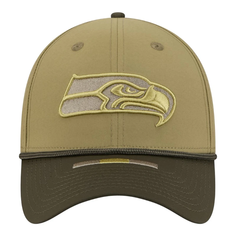 Seattle Seahawks Green 2025 NFL Salute to Service Collection New Era 39THIRTY Flex Hat