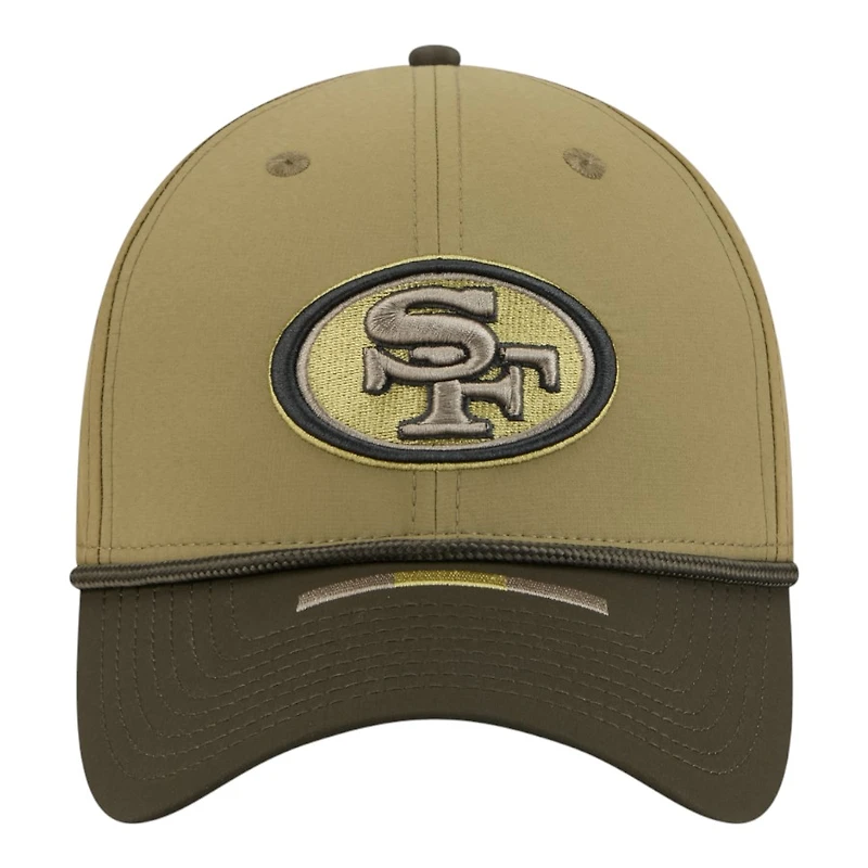 San Francisco 49ers Green 2025 NFL Salute to Service Collection New Era 39THIRTY Flex Hat