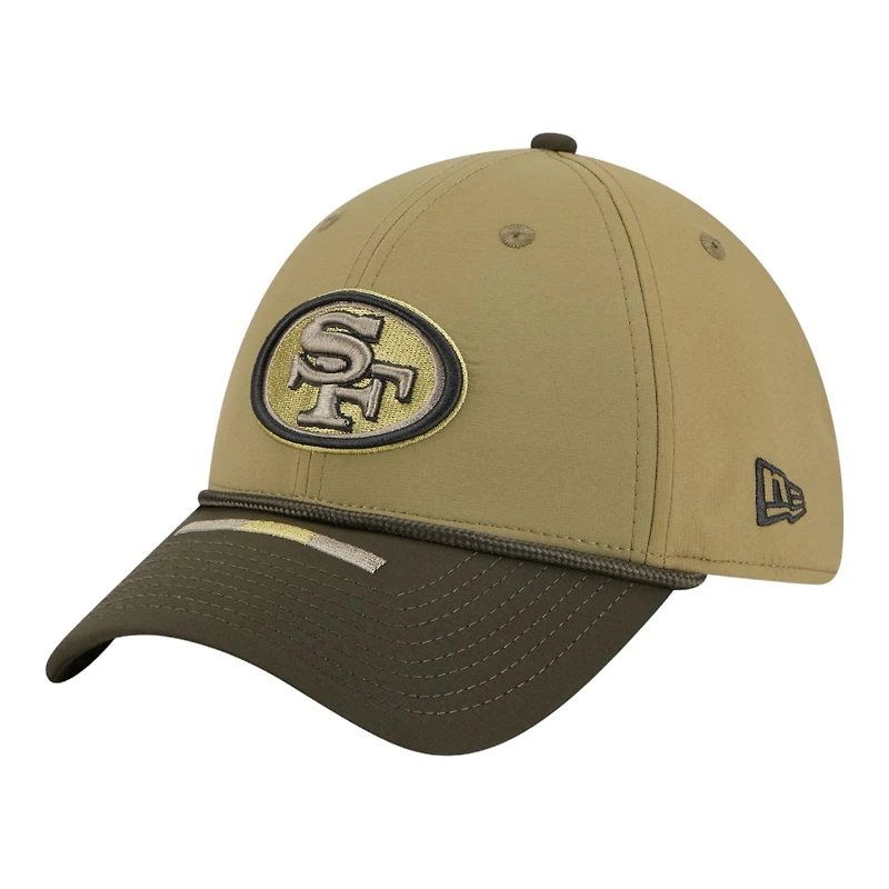 San Francisco 49ers Green 2025 NFL Salute to Service Collection New Era 39THIRTY Flex Hat