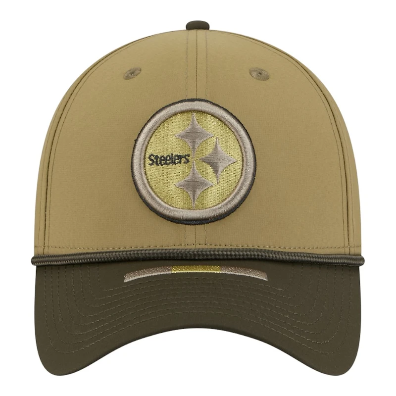 Pittsburgh Steelers Green 2025 NFL Salute to Service Collection New Era 39THIRTY Flex Hat