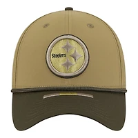 Pittsburgh Steelers Green 2025 NFL Salute to Service Collection New Era 39THIRTY Flex Hat