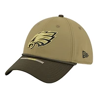 Philadelphia Eagles Green 2025 NFL Salute to Service Collection New Era 39THIRTY Flex Hat