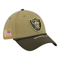 Las Vegas Raiders Green 2025 NFL Salute to Service Collection New Era 39THIRTY Flex Hat