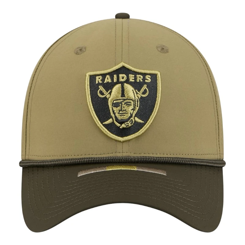 Las Vegas Raiders Green 2025 NFL Salute to Service Collection New Era 39THIRTY Flex Hat