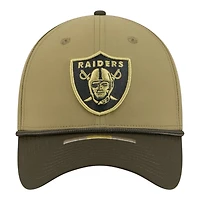 Las Vegas Raiders Green 2025 NFL Salute to Service Collection New Era 39THIRTY Flex Hat