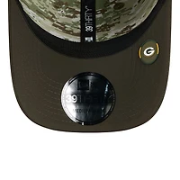 Green Bay Packers 2025 NFL Salute to Service Collection New Era 39THIRTY Flex Hat