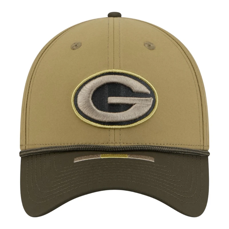 Green Bay Packers 2025 NFL Salute to Service Collection New Era 39THIRTY Flex Hat