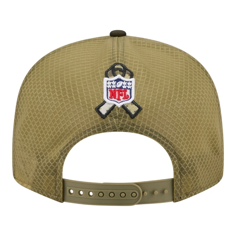 Tennessee Titans Dark Green 2025 NFL Salute to Service Collection New Era Split Panel 9FIFTY Snapback Hat