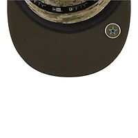 Dallas Cowboys Dark Green 2025 NFL Salute to Service Collection New Era Split Panel 9FIFTY Snapback Hat