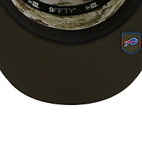 Buffalo Bills Dark Green 2025 NFL Salute to Service Collection New Era Split Panel 9FIFTY Snapback Hat