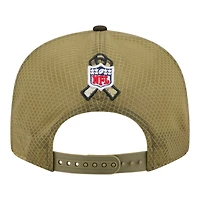 Atlanta Falcons Dark Green 2025 NFL Salute to Service Collection New Era Split Panel 9FIFTY Snapback Hat