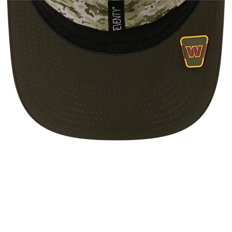 Washington Commanders Green 2025 NFL Salute to Service Collection New Era 9SEVENTY Adjustable Snapback Hat