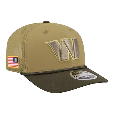 Washington Commanders Green 2025 NFL Salute to Service Collection New Era 9SEVENTY Adjustable Snapback Hat
