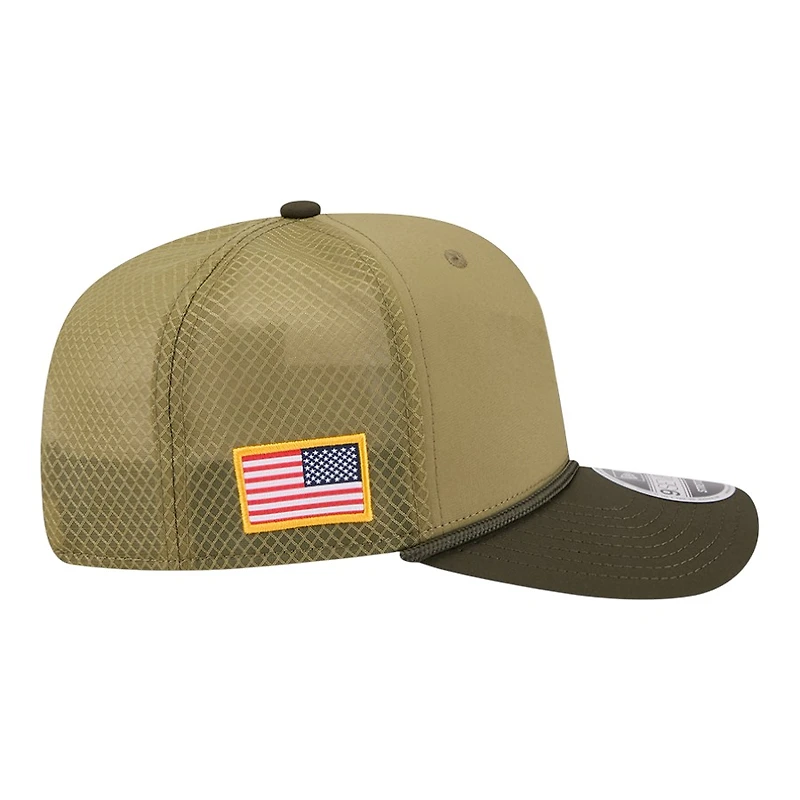 Washington Commanders Green 2025 NFL Salute to Service Collection New Era 9SEVENTY Adjustable Snapback Hat