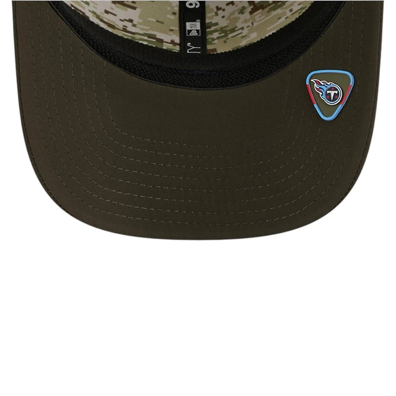 Tennessee Titans Green 2025 NFL Salute to Service Collection New Era 9SEVENTY Adjustable Snapback Hat