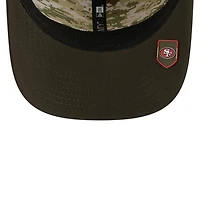 San Francisco 49ers Green 2025 NFL Salute to Service Collection New Era 9SEVENTY Adjustable Snapback Hat