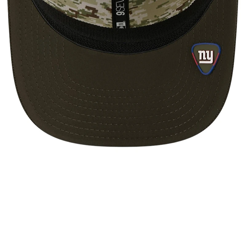 New York Giants Green 2025 NFL Salute to Service Collection New Era 9SEVENTY Adjustable Snapback Hat