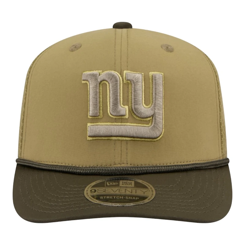 New York Giants Green 2025 NFL Salute to Service Collection New Era 9SEVENTY Adjustable Snapback Hat