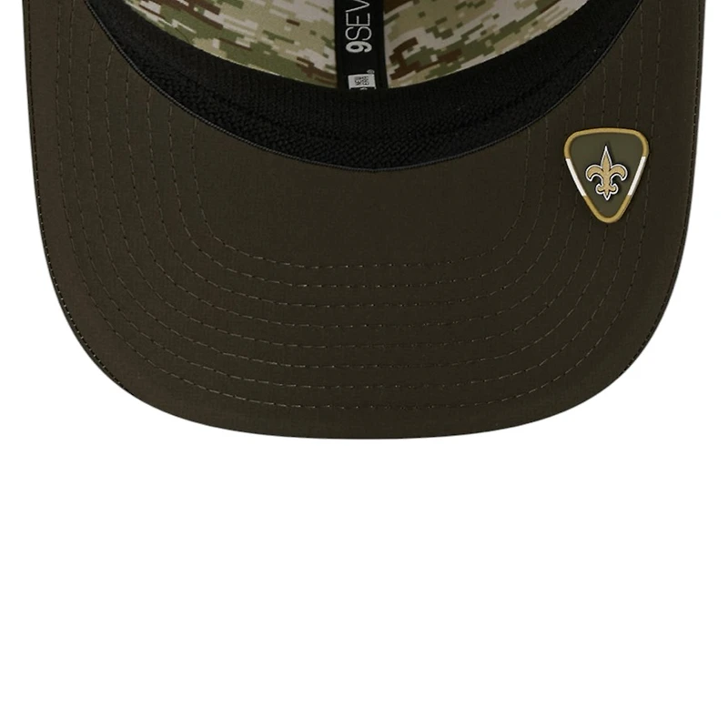 New Orleans Saints Green 2025 NFL Salute to Service Collection New Era 9SEVENTY Adjustable Snapback Hat