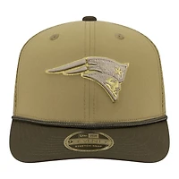 New England Patriots Green 2025 NFL Salute to Service Collection New Era 9SEVENTY Adjustable Snapback Hat