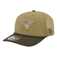 New England Patriots Green 2025 NFL Salute to Service Collection New Era 9SEVENTY Adjustable Snapback Hat